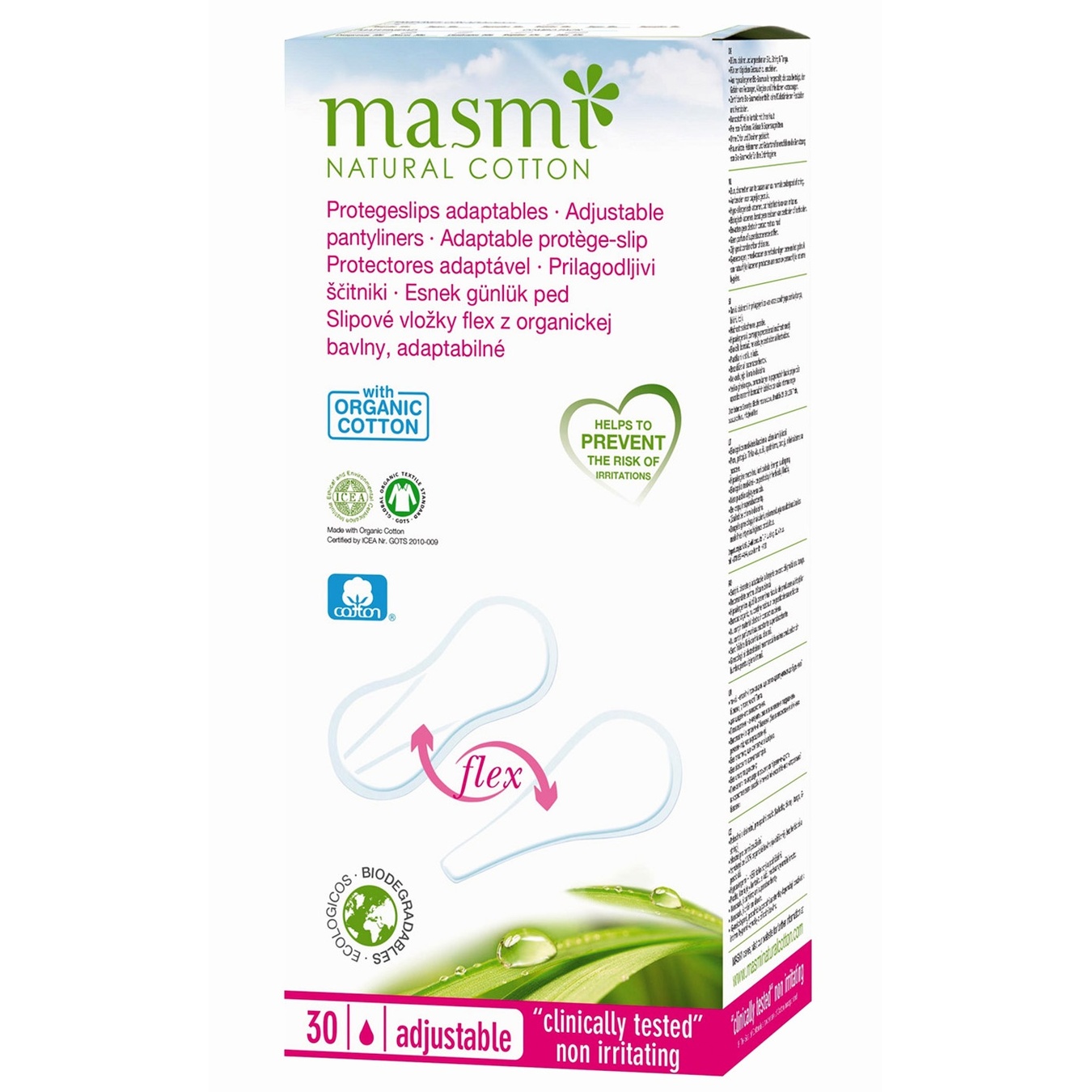 

Ежедневные прокладки Masmi Мультиформ 30шт