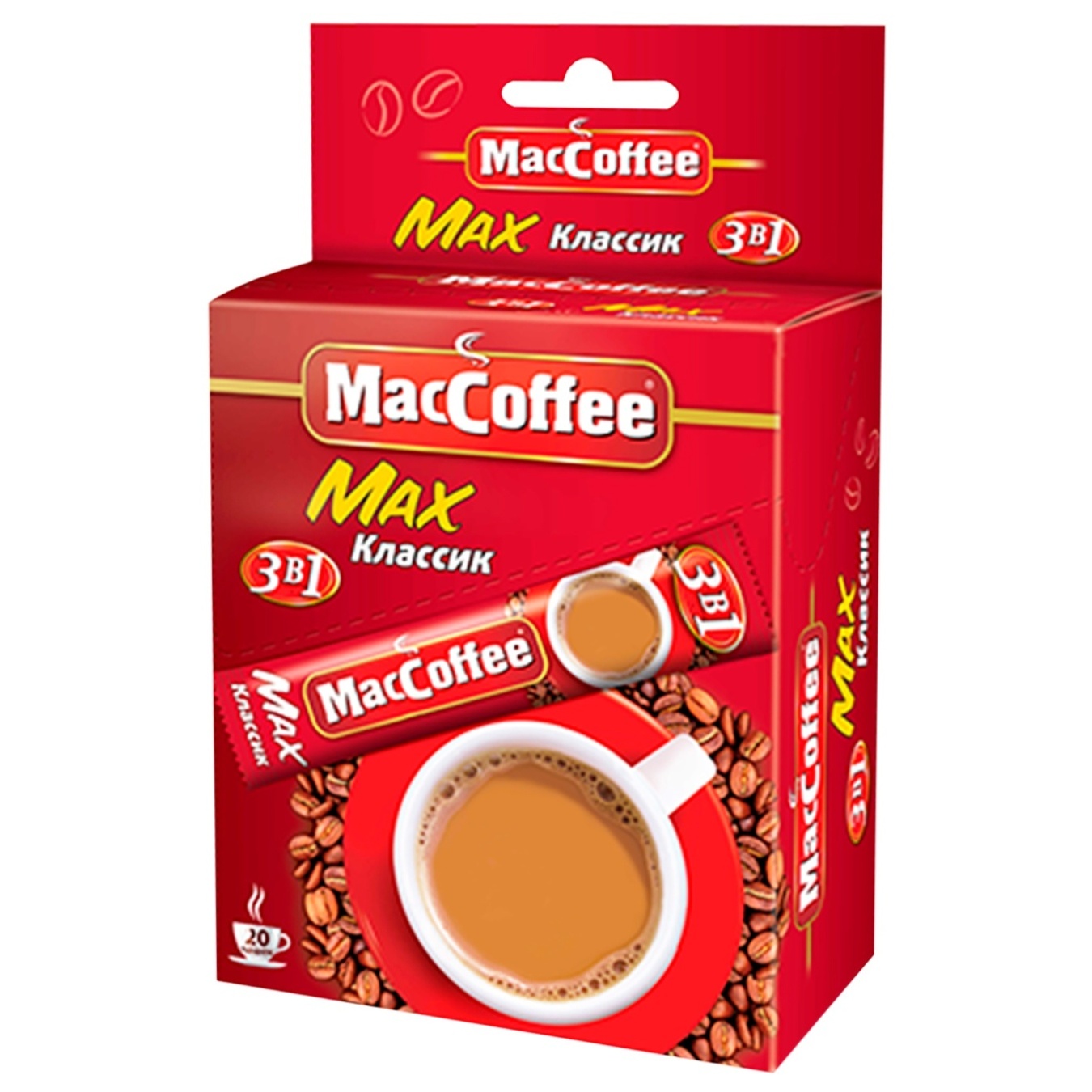 

Напиток кофейный MacCoffee 3в1 Макс Классик растворимый 16г