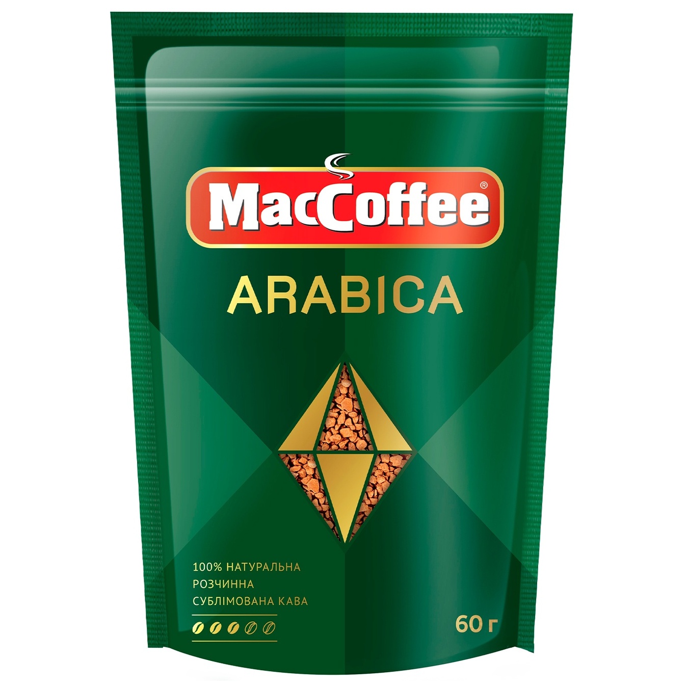 

Кофе MacCoffee Arabica растворимый натуральный 60г