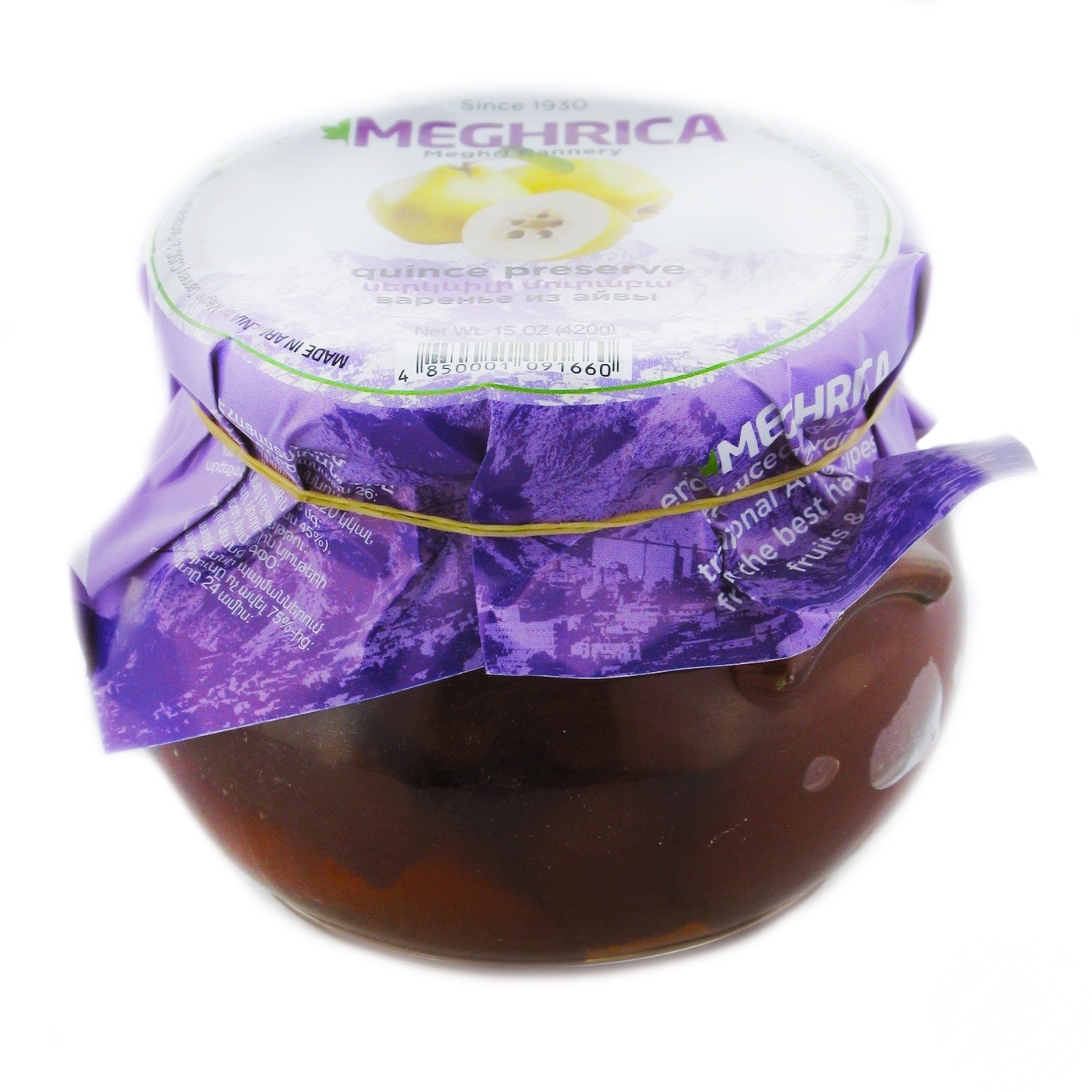 

Варенье Meghrica из айвы 660г