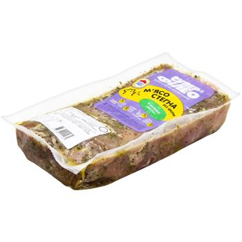 Куряче м'ясо стегна Супер Філео в маринаді песто ~1кг - купити, ціни на МегаМаркет - фото 1