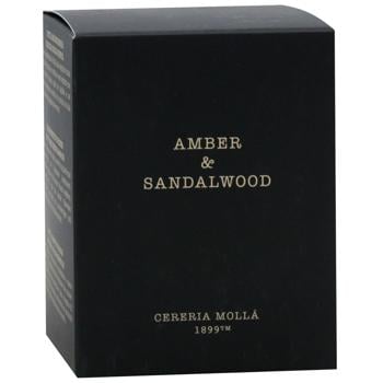 Cereria Molla Mini Amber & Sandalwood Scented Candle 70g - buy, prices for - photo 3