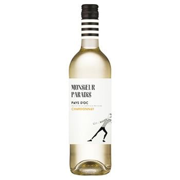 Monsieur Paradis Chardonnay Dry Red Wine 13.5% 0.75l - buy, prices for Tavria V - photo 1