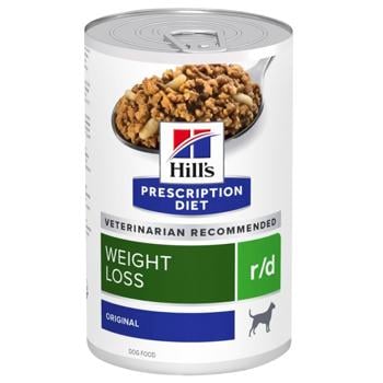 Корм вологий Hills Prescription Weight Loss r/d з домашньою птицею для собак із зайвою вагою 350г - купити, ціни на MasterZoo - фото 1