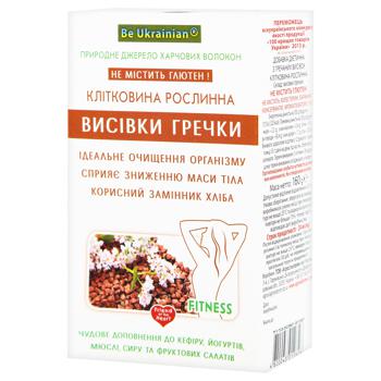 Golden Kings of Ukraine Vegetable Fiber from Buckwheat Bran 160g - buy, prices for ULTRAMARKET - photo 1