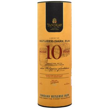 Tanduay Rum 10yo 40% 0.7l - buy, prices for Za Raz - photo 2