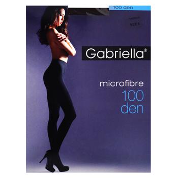 Колготы женские Gabriella Microfibre 100 den р.5 Chocco матовые