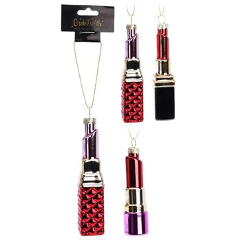 Lipstick Christmas Tree Decoration in Assortment