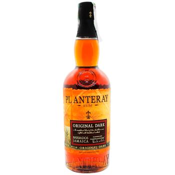 Planteray Original Dark Rum 40% 1l - buy, prices for WINETIME - photo 1