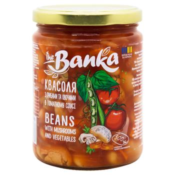 Квасоля The Banka з грибами та овочами в томатному соусі 500г - купити, ціни на ЕКО Маркет - фото 1