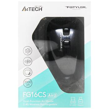 Бездротова миша A4Tech FG16CS Air Wireless Black - купить, цены на - фото 2