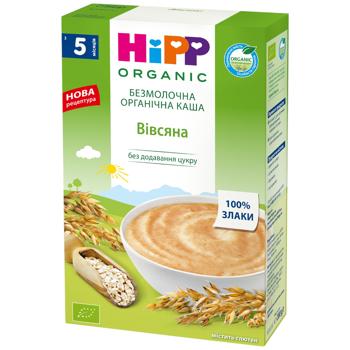 Каша вівсяна HiPP безмолочна безглютенова органічна 200г