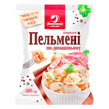 Пельмени Ласунка По-домашнему 600г - купить, цены на - фото 1