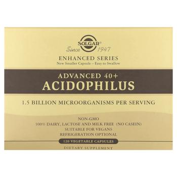 Solgar Advanced 40+ Acidophilus Probiotic 1.5 Billion CFU 120 capsules - buy, prices for - photo 2