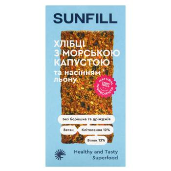 Sunfill Sea Crispbreads 100g - buy, prices for Auchan - photo 2