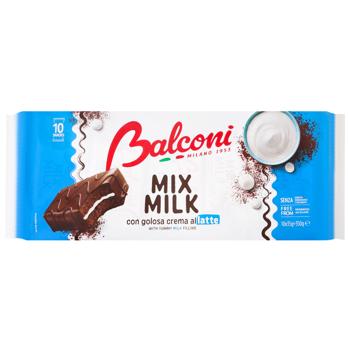 Balconi Mix Milk cakes with milk 10pcs*35g - buy, prices for Vostorg - photo 1