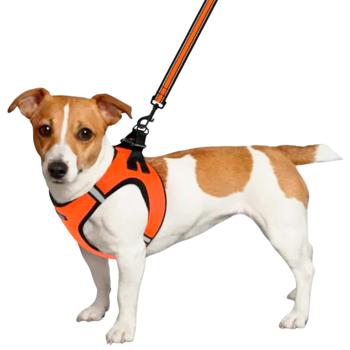 Шлея для собак Barksi Mesh Vest нейлоновая 4XS 24см оранжевый - купить, цены на MasterZoo - фото 4