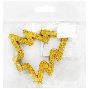 Прикраса новорічна підвіс Ялинка 9*9 см - купити, ціни на МегаМаркет - фото 7