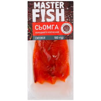 Сьомга Master Fish полоски холодного копчения 100г
