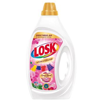 Гель для прання Losk Color Ароматерапія Ефірні масла та аромат малазійської квітки 1,35л - купити, ціни на Ідеал - фото 2