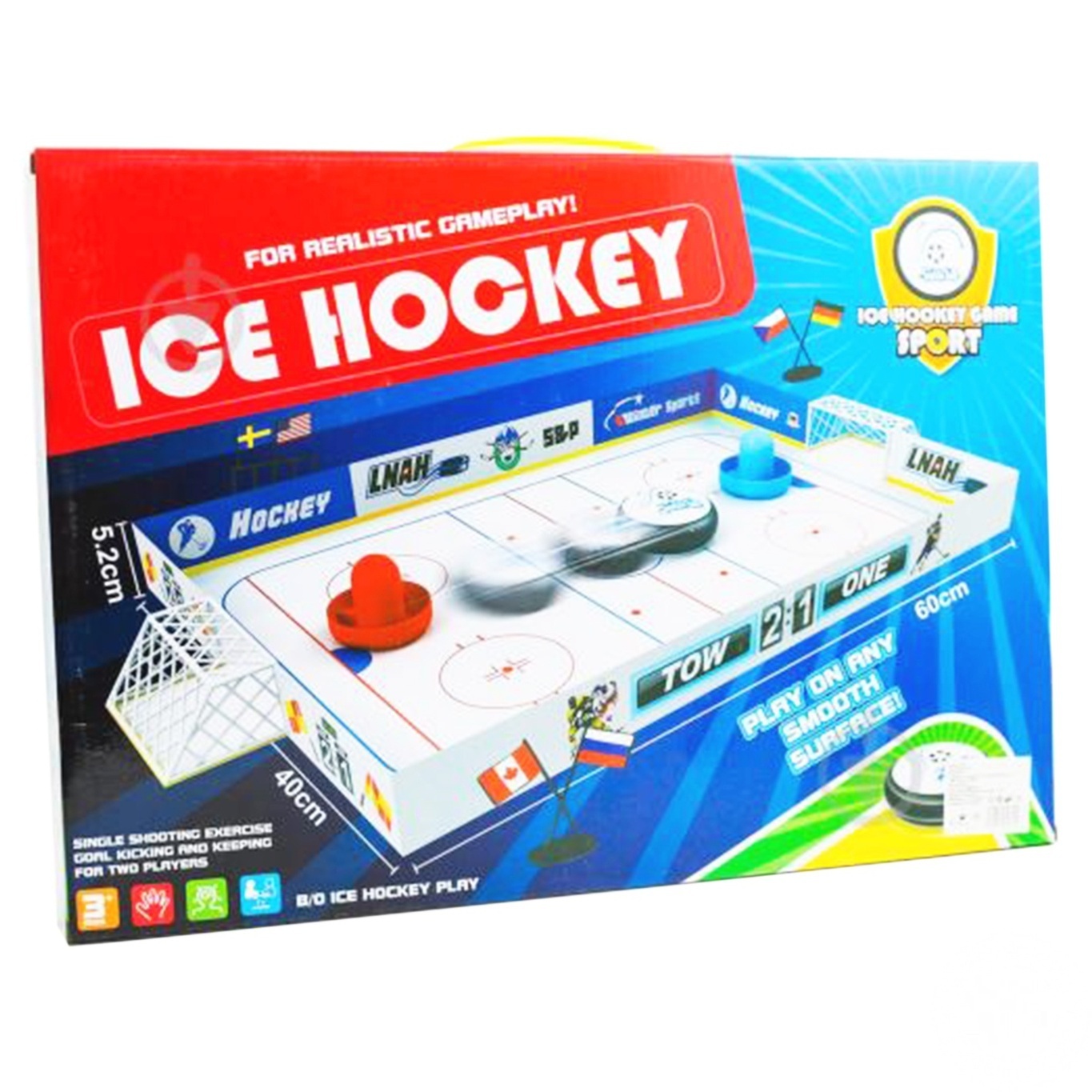 

Игра настольная Ya Shun Аэрохокей 789-23