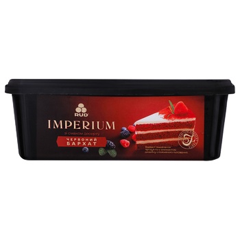 Мороженое Рудь Imperium Красный бархат 500г - купить, цены на Auchan - фото 1