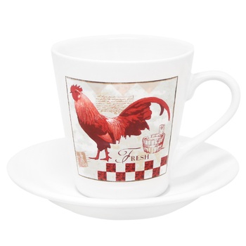 Krauff Village Cup with Saucer 150ml - buy, prices for NOVUS - photo 1