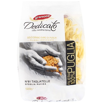 Granoro Dedicato Tagliatelle Pasta from Durum Wheat 500g - buy, prices for EKO Market - photo 1