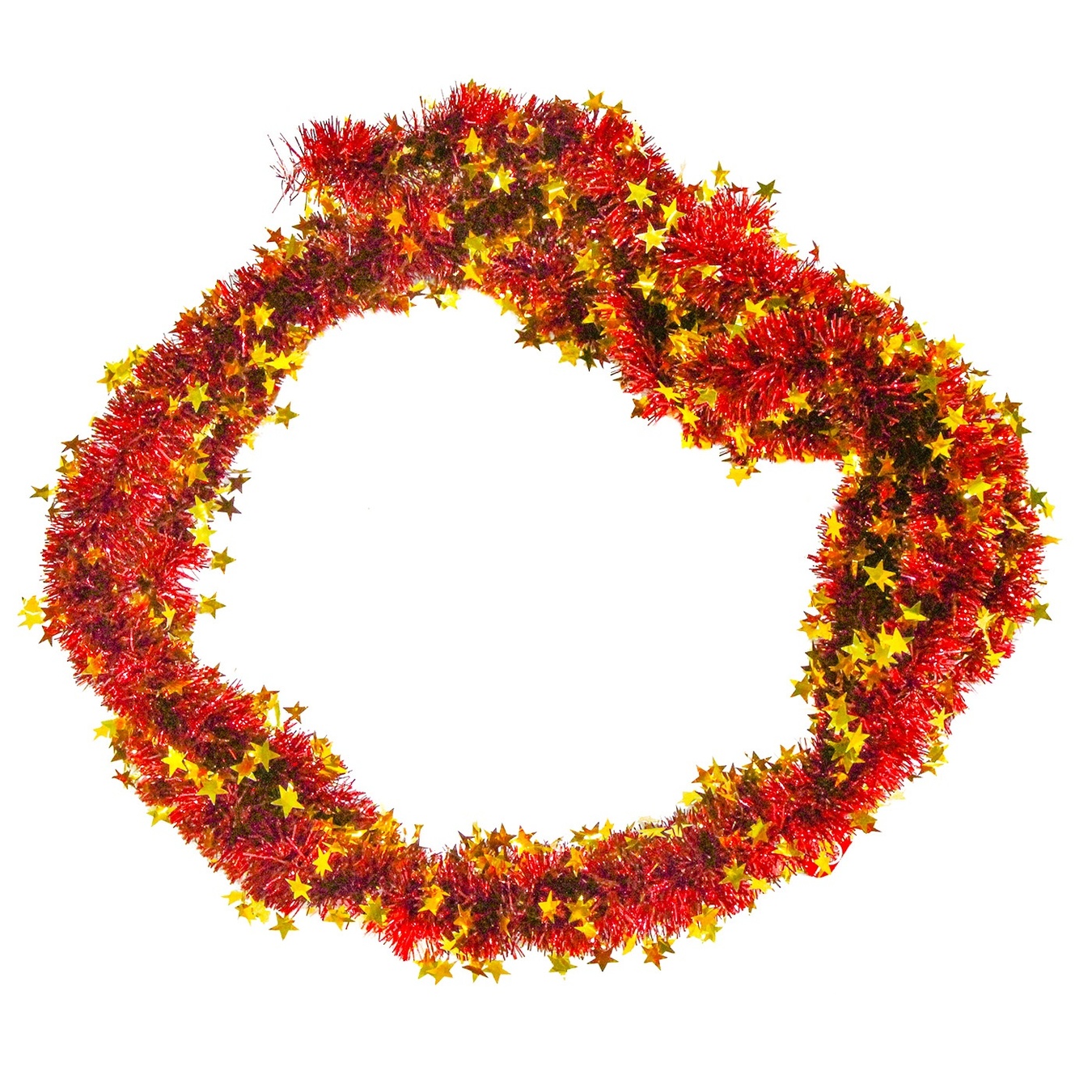 

Мишура ПионеR новогодняя со звездами 2,8м в ассортименте