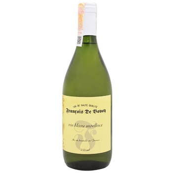 Francois de Bovoy White Semi-sweet Wine 10.5% 0.75l - buy, prices for MegaMarket - photo 1