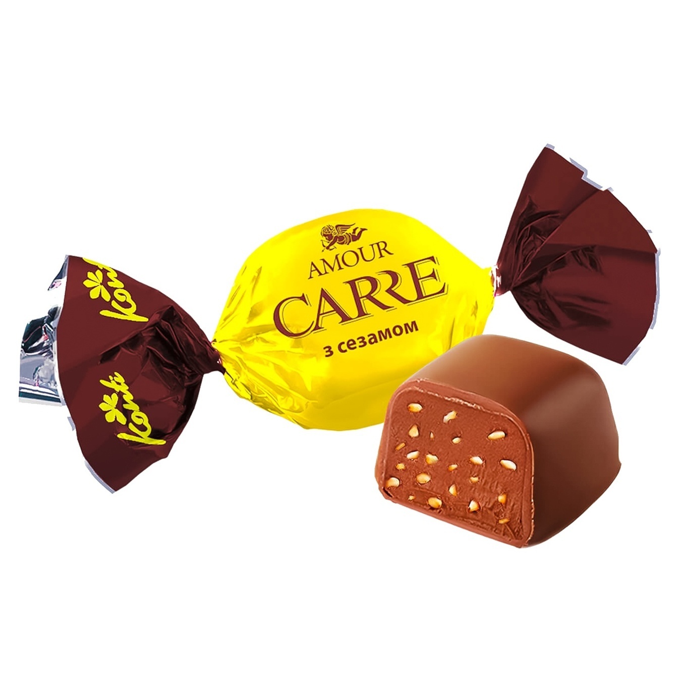 

Конфеты Конти Carre Amour с сезамом