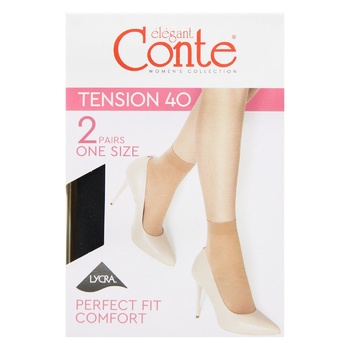 Conte Tension 40 den Women's Nero Socks 2 pairs 23-25s ​​ - buy, prices for Tavria V - photo 2