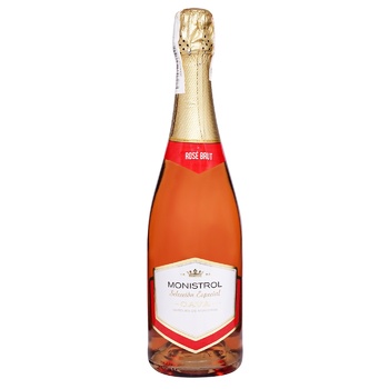 Вино игристое Marques de Monistrol Cava Brut Rose розовое брют 11,5% 0,75л