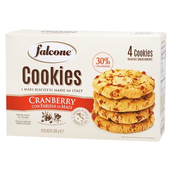 Falcone with Cranberry Cookies 200g - buy, prices for NOVUS - photo 1