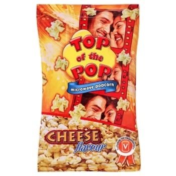 Top of the Pop Cheese Flavor Popcorn for Microwave Oven 100g - buy, prices for NOVUS - photo 1