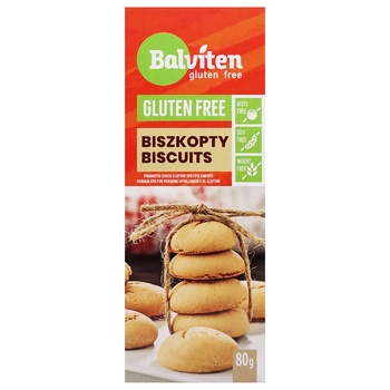 Печенье Balviten бисквитное без глютена 80г - купить, цены на КОСМОС - фото 2