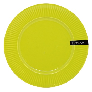 Ambition Palette Lime Green Dessert Plate 21.5cm - buy, prices for COSMOS - photo 1