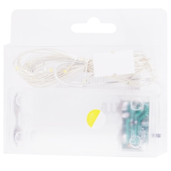 Battery Operated Garland White 20 lamps 2m - buy, prices for COSMOS - photo 1
