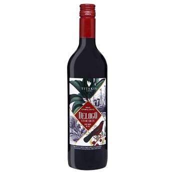 Titakis Delogo Red Dry Wine 12% 0.75l - buy, prices for NOVUS - photo 2