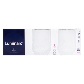 glass luminarc 3pcs 270ml France - buy, prices for - photo 2