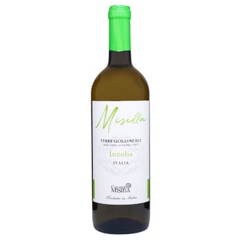 Misilla Inzolia White Dry Wine 12% 0.75l - buy, prices for - photo 1