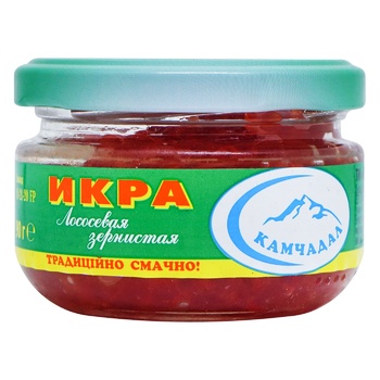 Kamchadal Salmon caviar 90g glass jar - buy, prices for Auchan - photo 2