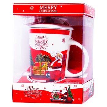 Чашка Новий Рік №330 - купити, ціни на КОСМОС - фото 1