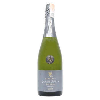 Lacrima Baccus Cava Brut Reserva White Sparkling Wine 11.5% 0.75l - buy, prices for ULTRAMARKET - photo 1