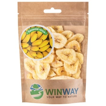 Winway Banana Chips Dried 70g - buy, prices for Vostorg - photo 1