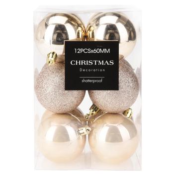 Christmas Ball Set 12pcs*60mm - buy, prices for - photo 1