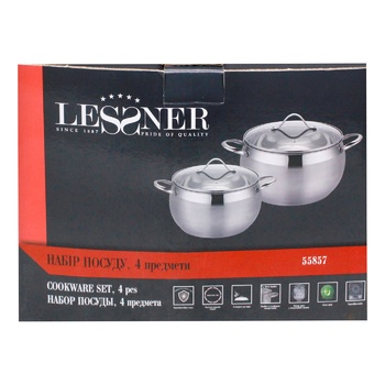 Lessner Cookware 4pcs Set 55857 - buy, prices for - photo 3