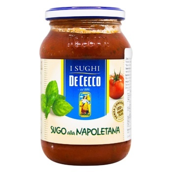 De Cecco Napoletana Tomato Sauce with Basil 400g