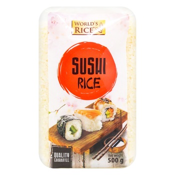 Рис World's Rice круглозернистый для суши 500г - купить, цены на ULTRAMARKET - фото 2