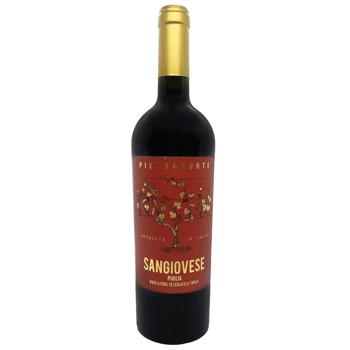 Вино Pietraforte Sangiovese красное сухое 12,5% 0,75л - купить, цены на КОСМОС - фото 1